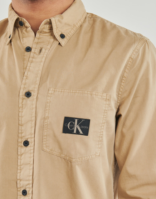 Calvin Klein Jeans REGULAR SHIRT Beige