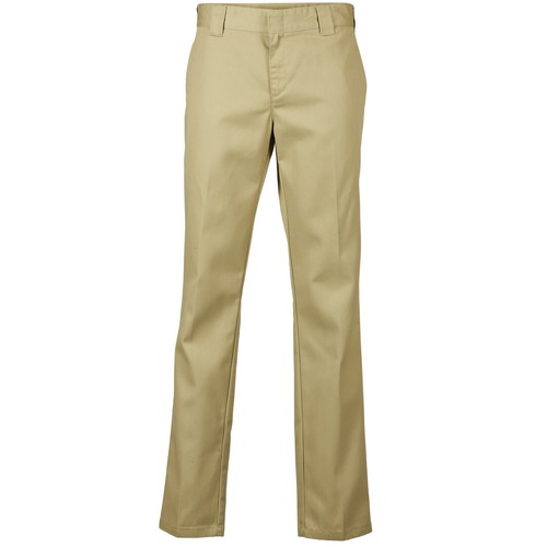 vaatteet Miehet 5-taskuiset housut Dickies SLIM FIT WORK PANT Beige