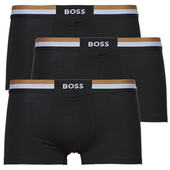 Alusvaatteet Miehet Bokserit BOSS Trunk 3P Motion Musta