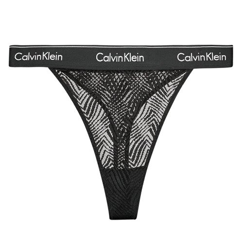 Alusvaatteet Naiset Stringit Calvin Klein Jeans STRING THONG Musta