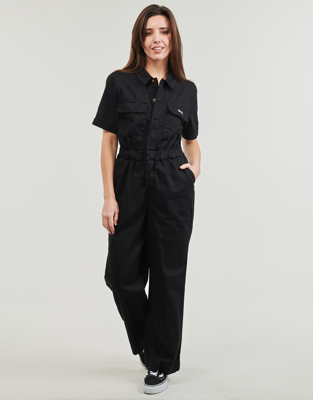 vaatteet Naiset Jumpsuits / Haalarit Rip Curl HOLIDAY BOILERSUIT COVERALLS Musta