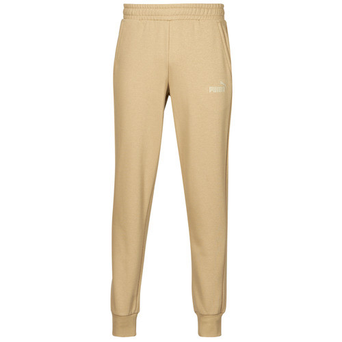 vaatteet Miehet Verryttelyhousut Puma ESS LOGO PANTS FL CL (S) Beige