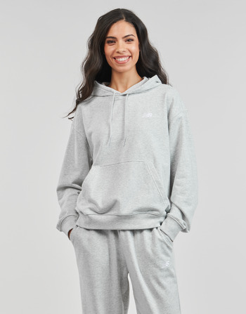 vaatteet Naiset Svetari New Balance FRENCH TERRY SMALL LOGO HOODIE Harmaa