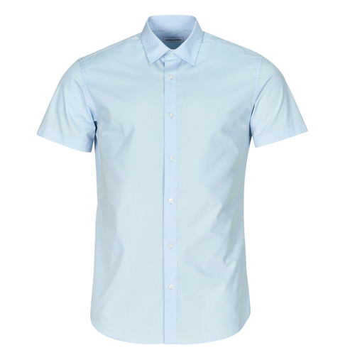 vaatteet Miehet Lyhythihainen paitapusero Jack & Jones JJJOE SHIRT SS PLAIN Sininen