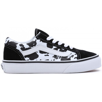 kengät Lapset Skeittikengät Vans Old skool cow Musta