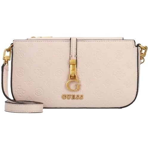 laukut Naiset Olkalaukut Guess G JAMES LOGO MINI DBL ZIP Beige