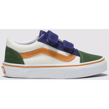 kengät Lapset Skeittikengät Vans Old skool v twill block Monivärinen