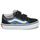 kengät Lapset Matalavartiset tennarit Vans Old Skool V PIXEL FLAME BLACK/BLUE Musta / Sininen