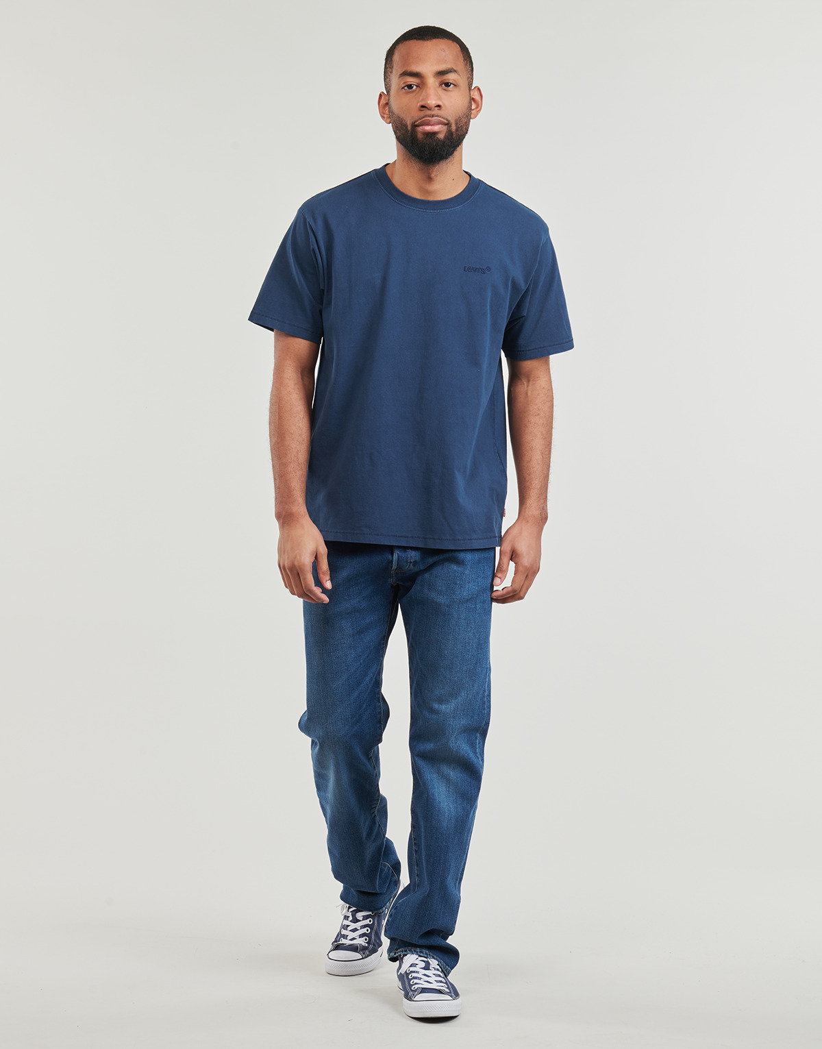 vaatteet Miehet Suorat farkut Levi's 501® LEVI'S ORIGINAL Sininen