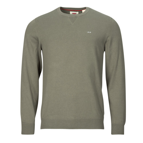 vaatteet Miehet Svetari Levi's LIGHTWEIGHT HM SWEATER Vihreä