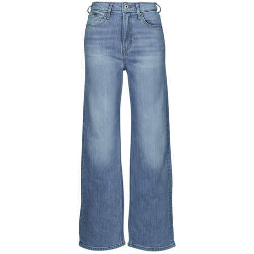 vaatteet Naiset Flare / Wide farkut Pepe jeans WIDE LEG JEANS UHW Sininen