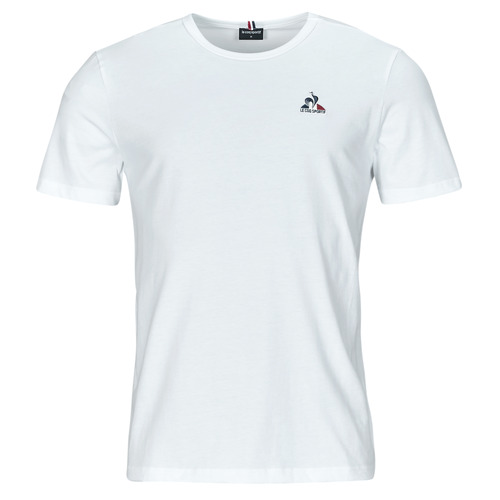 vaatteet Miehet Lyhythihainen t-paita Le Coq Sportif ESS Tee SS N°1 M Valkoinen