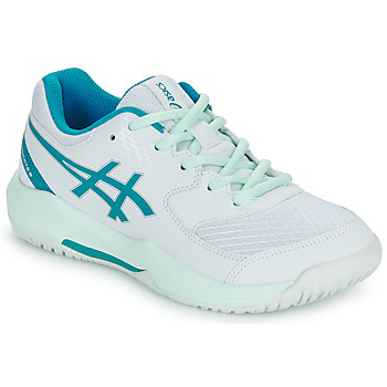 kengät Lapset Tenniskengät Asics GEL-DEDICATE 8 GS Valkoinen / Sininen