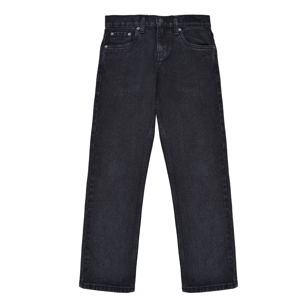 vaatteet Pojat Suorat farkut Levi's LVB 551Z AUTHENTIC STRAIGHT JE Musta