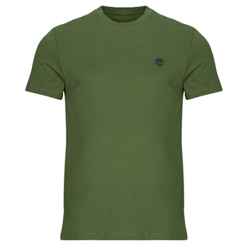 vaatteet Miehet Lyhythihainen t-paita Timberland Short Sleeve Tee Vihreä