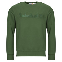 vaatteet Miehet Svetari Timberland Embroidery Tonal Crew Neck Vihreä