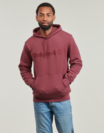 vaatteet Miehet Svetari Timberland Embroidery Tonal Hoodie Viininpunainen