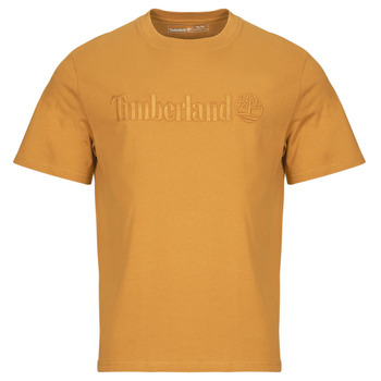 vaatteet Miehet Lyhythihainen t-paita Timberland Embroidery Tonal SS Tee Ruskea