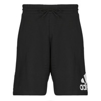 vaatteet Miehet Shortsit / Bermuda-shortsit Adidas Sportswear Essentials Big Logo French Terry Shorts Musta