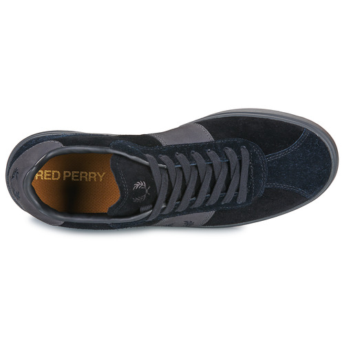 Fred Perry B4 SUEDE Musta / Harmaa