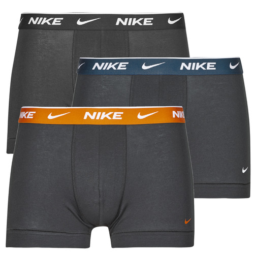 Alusvaatteet Miehet Bokserit Nike EVERYDAY COTTON STRETCH X3 Musta / Musta / Musta