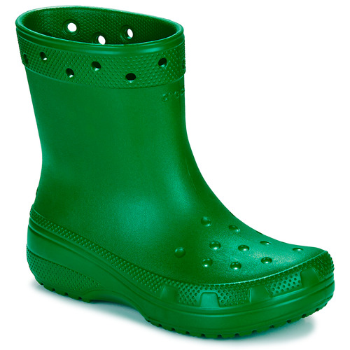 kengät Naiset Kumisaappaat Crocs Classic Boot Vihreä