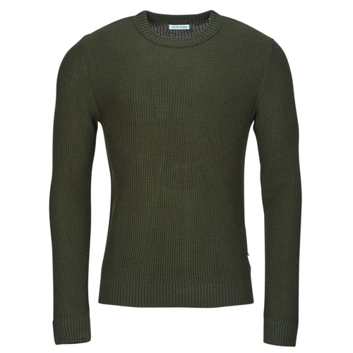 vaatteet Miehet Neulepusero Jack & Jones JJROY Khaki