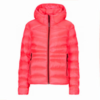 vaatteet Naiset Toppatakki Superdry HOODED FUJI PADDED JACKET Vaaleanpunainen