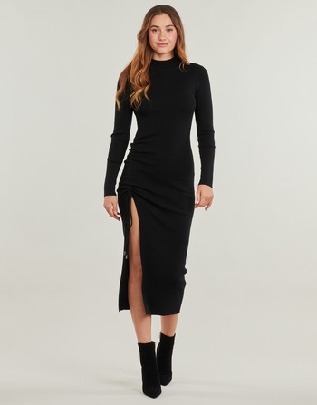 MICHAEL Michael Kors MERINO RUCHED MIDI DRESS