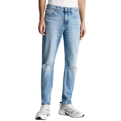 vaatteet Miehet Farkut Calvin Klein Jeans TAPER J30J324195 Sininen