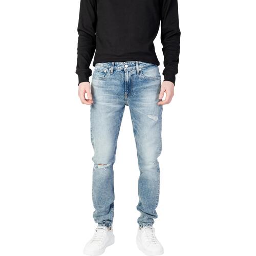 vaatteet Miehet Farkut Calvin Klein Jeans SLIM J30J323851 Sininen