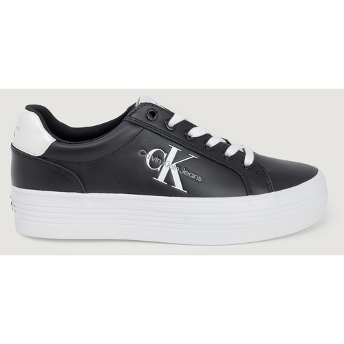 kengät Naiset Tennarit Calvin Klein Jeans VULC FLATFORM LACEUP YW0YW01474 Musta