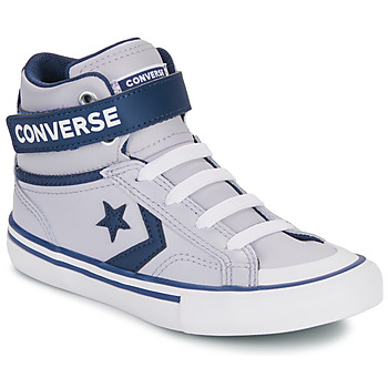 kengät Pojat Korkeavartiset tennarit Converse PRO BLAZE EASY-ON Harmaa / Sininen