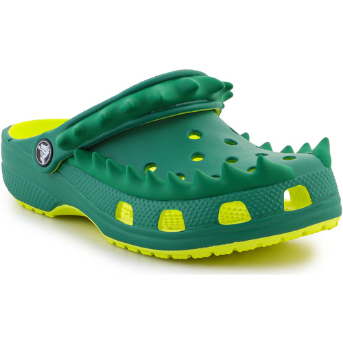 kengät Lapset Sandaalit ja avokkaat Crocs Classic Spikes Clog T 210010-76U Vihreä