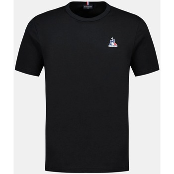 vaatteet Miehet T-paidat & Poolot Le Coq Sportif ESS TEE SS N Musta