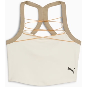 vaatteet Naiset T-paidat & Poolot Puma DARE TO CRO TOP Beige