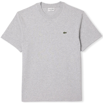 vaatteet Miehet T-paidat & Poolot Lacoste T-Shirt TH7318 - Gris Chiné Harmaa