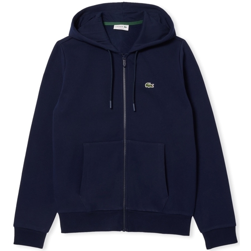 vaatteet Miehet Paksu takki Lacoste Hooded Jacket SH9626 - Blue Marine Sininen