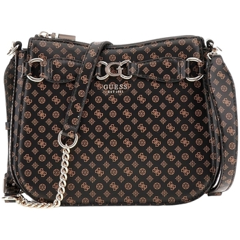 laukut Naiset Olkalaukut Guess ARLENA LOGO CROSSBODY HOBO Ruskea