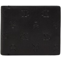 laukut Miehet Lompakot Calvin Klein Jeans AOP EMBOSS BIFOLD K50K512588 Musta