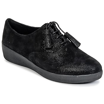 kengät Naiset Derby-kengät FitFlop CLASSIC TASSEL SUPEROXFORD Musta