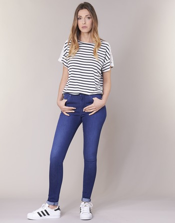 vaatteet Naiset Skinny-farkut Pepe jeans REGENT Sininen