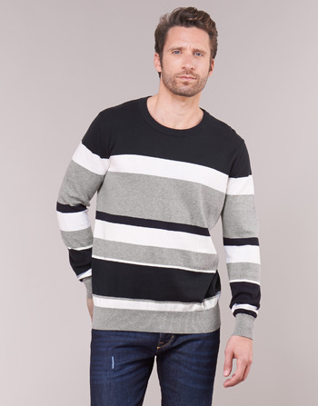 Υφασμάτινα Άνδρας Πουλόβερ Casual Attitude LORISS Black / Grey