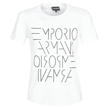 Υφασμάτινα Γυναίκα T-shirt με κοντά μανίκια Emporio Armani DONOVANN Άσπρο