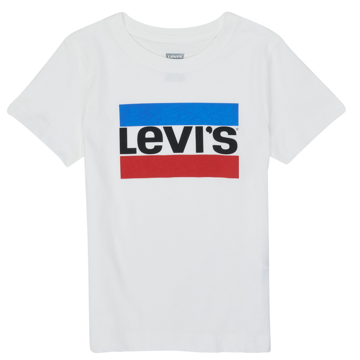 Υφασμάτινα Παιδί T-shirt με κοντά μανίκια Levi's SPORTSWEAR LOGO TEE Άσπρο