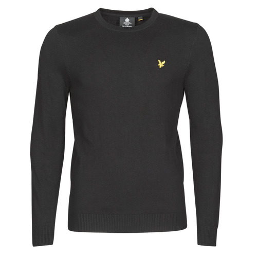 Υφασμάτινα Άνδρας Πουλόβερ Lyle & Scott KN400VC Black