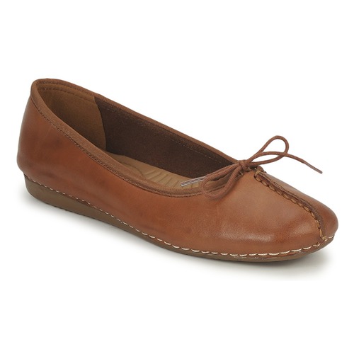 Παπούτσια Γυναίκα Μπαλαρίνες Clarks FRECKLE ICE Brown