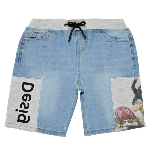 Υφασμάτινα Αγόρι Σόρτς / Βερμούδες Desigual 21SBDD02-5053 Μπλέ