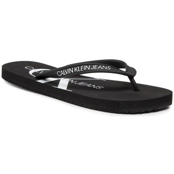 Παπούτσια Γυναίκα Σαγιονάρες Calvin Klein Jeans BEACH Black