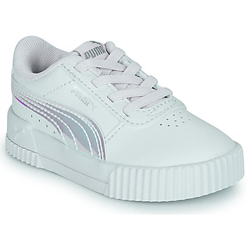 Παπούτσια Κορίτσι Χαμηλά Sneakers Puma Carina Holo AC Inf Άσπρο / Silver